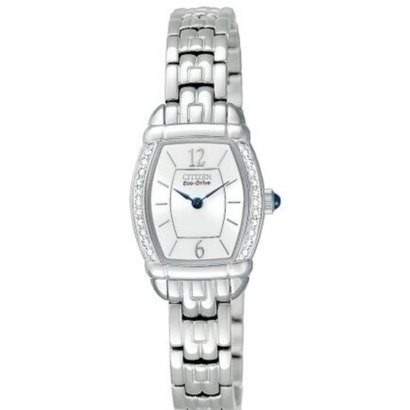 Citizen 22mm Diamond Silver Watch